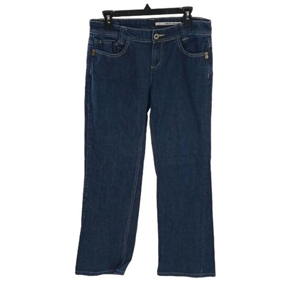 DKNY Jeans Womens Size 10 East Village Straight Leg Dark Wash Denim Classic Fit